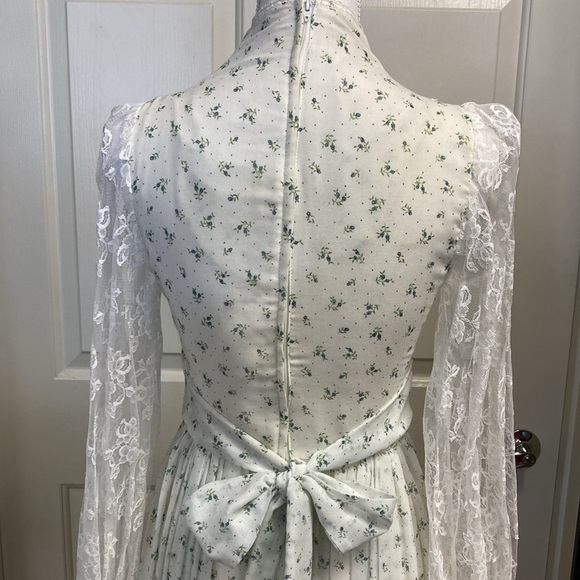 Gunne Sax RARE 70’s Cotton blend Vintage dress size 6, fits like 4 made in USA - Picture 9 of 16